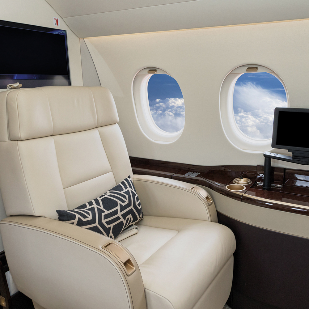 business class seating image