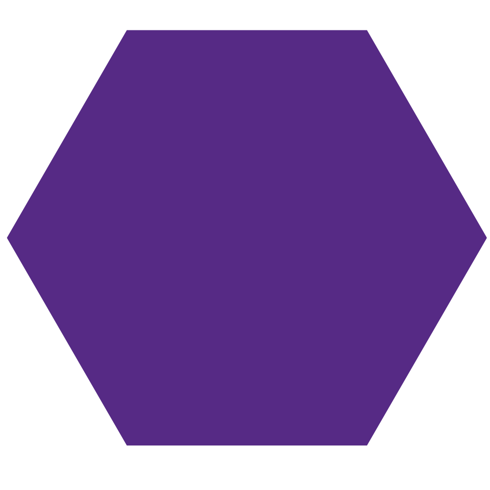 Purple hexagon